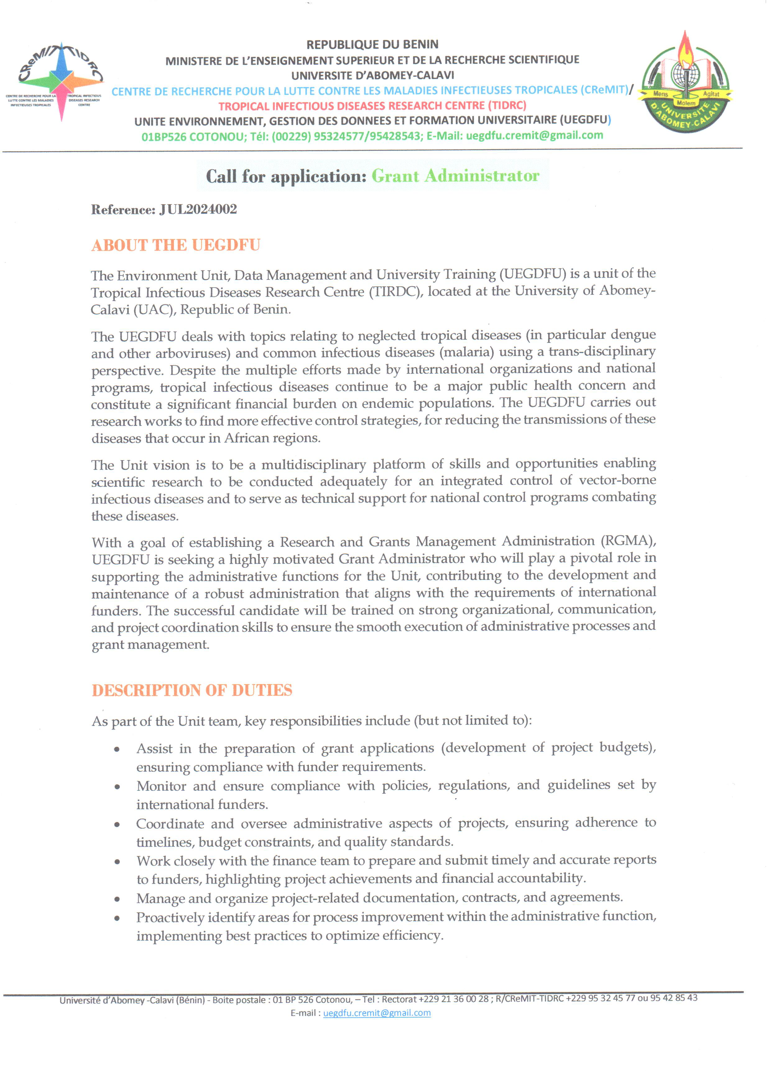 Grant Administrator